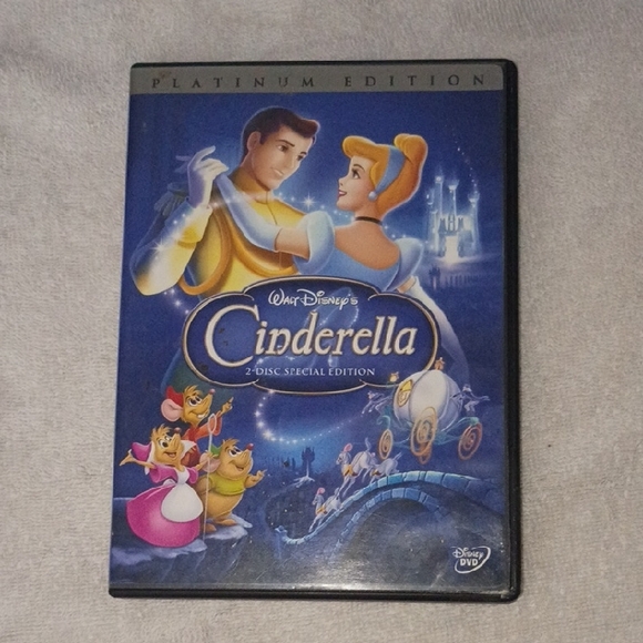 Disney Other - Disney Cinderella Platinum Edition DVD - Blue and Gold